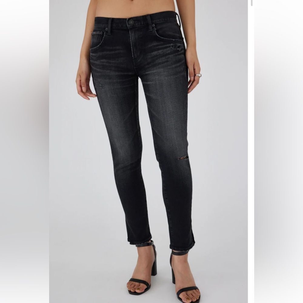 Moussy Vintage Redlands Skinny Jeans Black Size 24